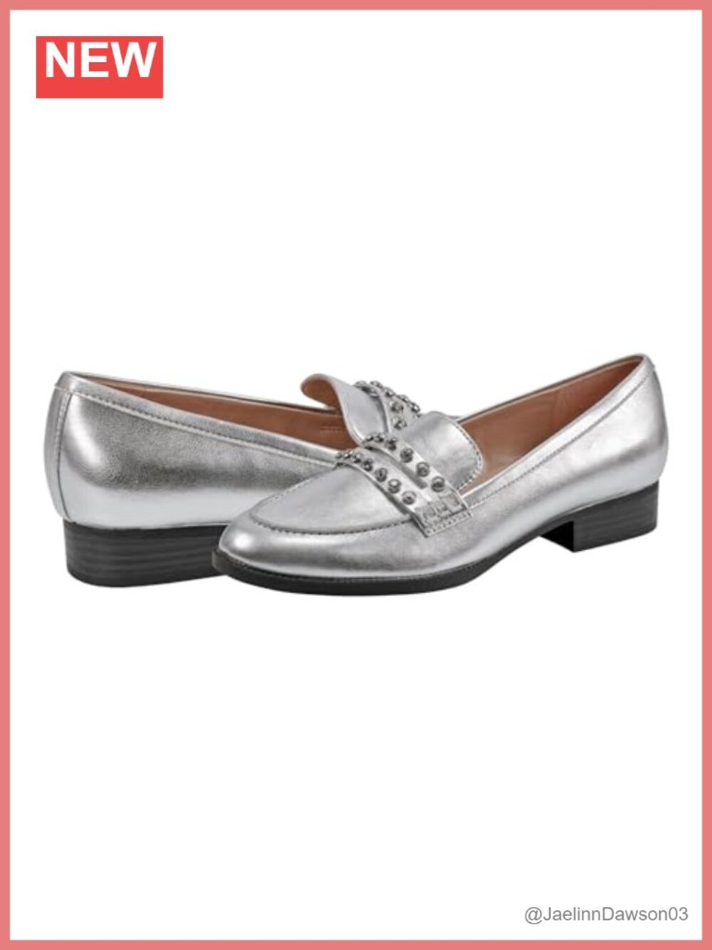 Bandolino Laura Rhinestone Loafer Flats Slip-On Cushioned